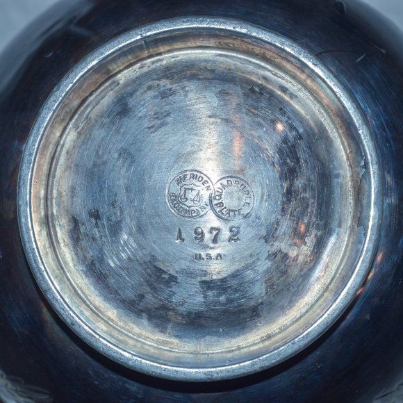 Vintage Meriden B Company Silver Plated Pitcher - Picture 6 of 9